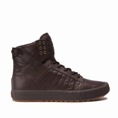 Supra SKYTOP CW - Miesten Matalavartiset Tennarit - Suklaa